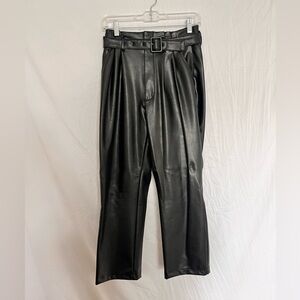 Abercrombie & fitch faux leather pants